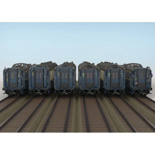 Trix_26470-Trix 26470 Set of 6 Pullman "Edelweiss" cars, CIWL