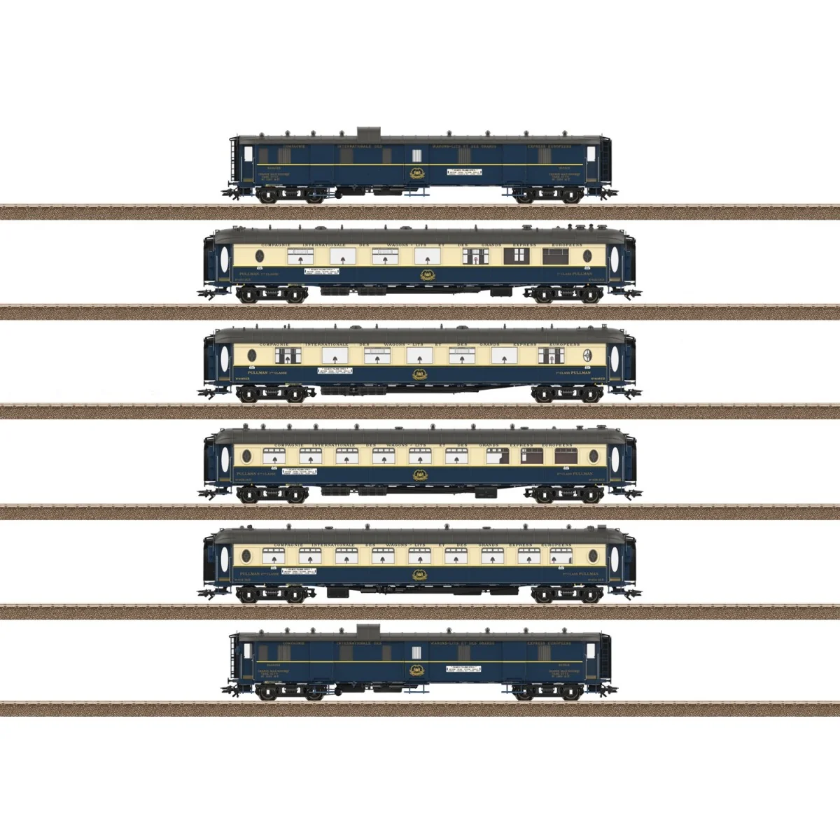Trix 26470 Set de 6 voitures Pullman "Edelweiss", CIWL Trix Trix_26470 - 10