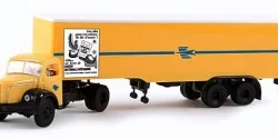 Sai 2554.1 Berliet TLR 8 panel van semi-trailer truck, PTT (French ...
