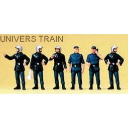 Preiser 10232 Figures, French firefighters, modern helmet - PREISER...