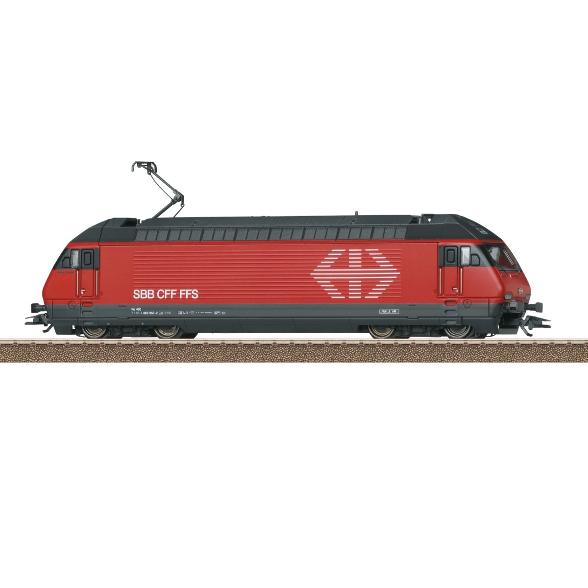 Trix 22624 Re 460 Electric Locomotive, SBB/CFF/FFS, Digital Sound -...