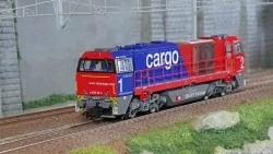 Trix 22881 Locomotive diesel Vossloh G 2000 BB, CFF, digitale sonore Trix Trix_22881 - 1