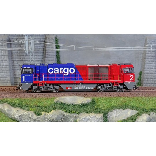 Trix_22881-Trix 22881 Locomotive diesel Vossloh G 2000 BB, CFF, digitale sonore