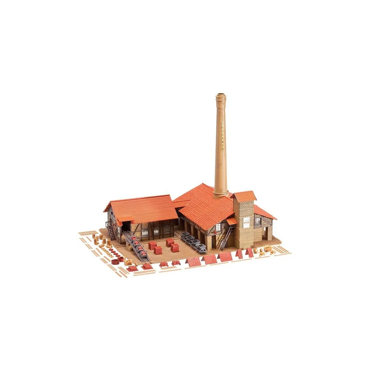 Faller 190600 Model Kit, Tile Factory - Faller - Faller_190600 Faller 190600 Model Kit, Tile Factory - Faller - Faller_190600
