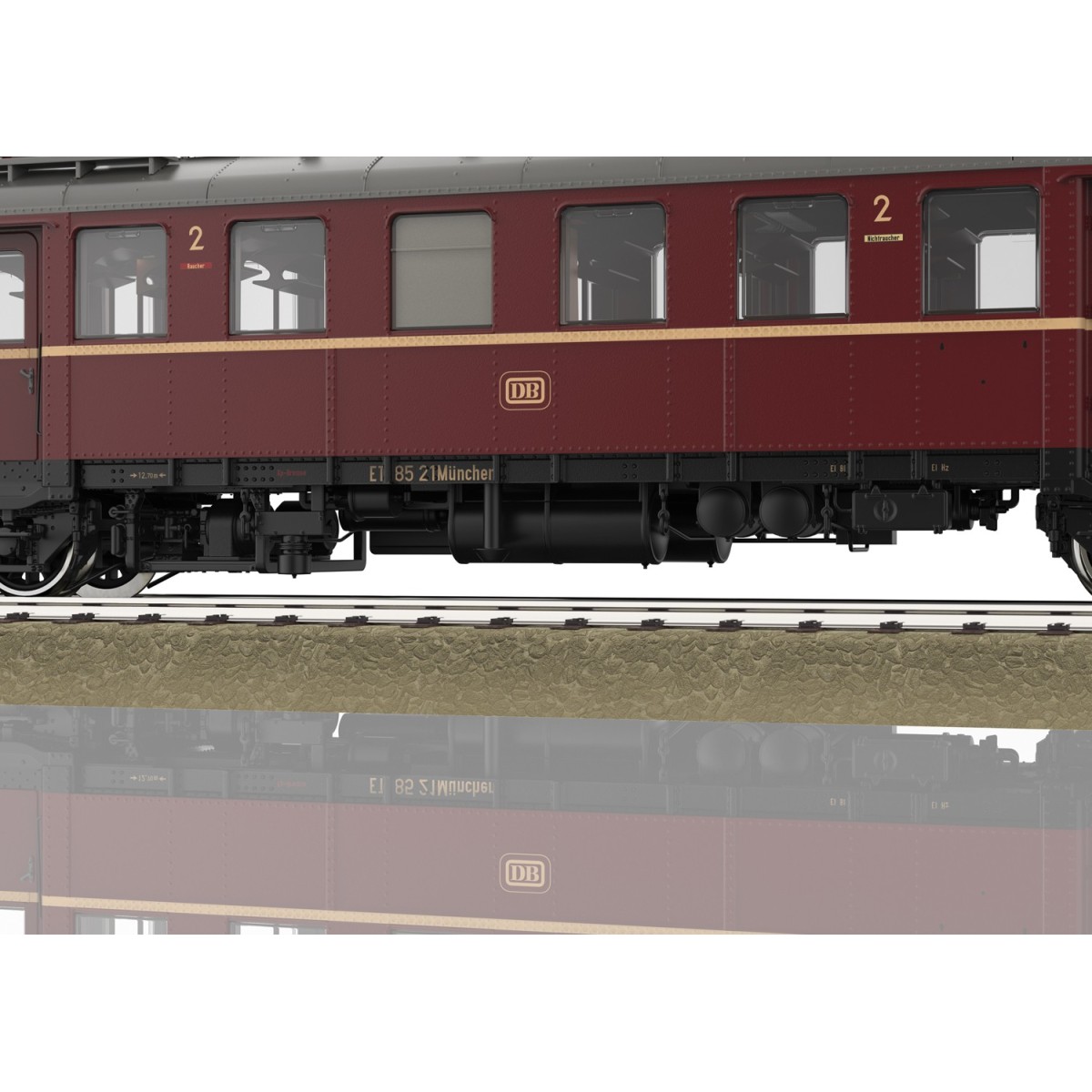 Trix 25853 ET 85 Electric Railcar with ES 85 Driving Car, DB, Digit...