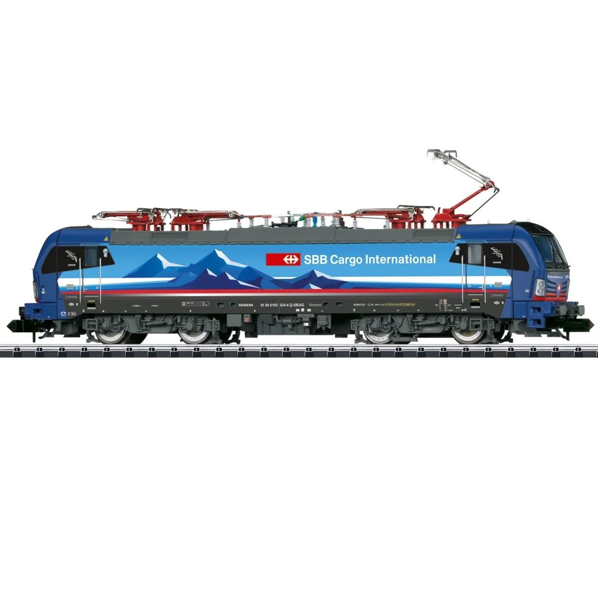 MiniTrix 16832 Vectron Class 193 Electric Locomotive, SBB Cargo Int... MiniTrix 16832 Vectron Class 193 Electric Locomotive, SBB Cargo Int...