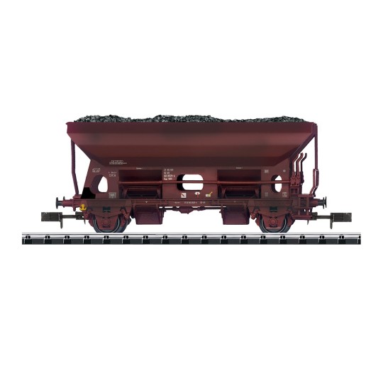 Trix_15931-MiniTrix 15931 Wagons trémie à déchargement automatique type Otmm 70, DR, échelle N