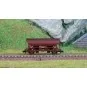 Trix_15931-MiniTrix 15931 Self-unloading hopper wagons type Otmm 70, DR, N scale