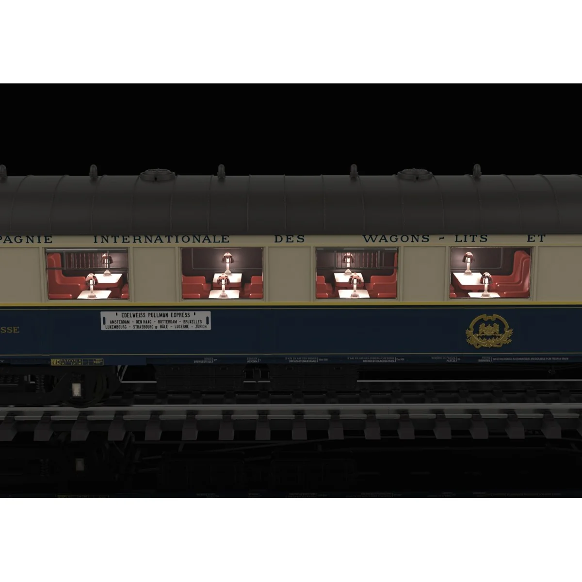 Marklin 42470 Set of 6 Pullman "Edelweiss" coaches, CIWL Marklin 42470 Set of 6 Pullman "Edelweiss" coaches, CIWL