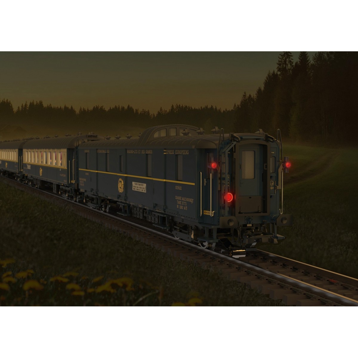 Marklin 42470 Set of 6 Pullman "Edelweiss" coaches, CIWL - Marklin_...