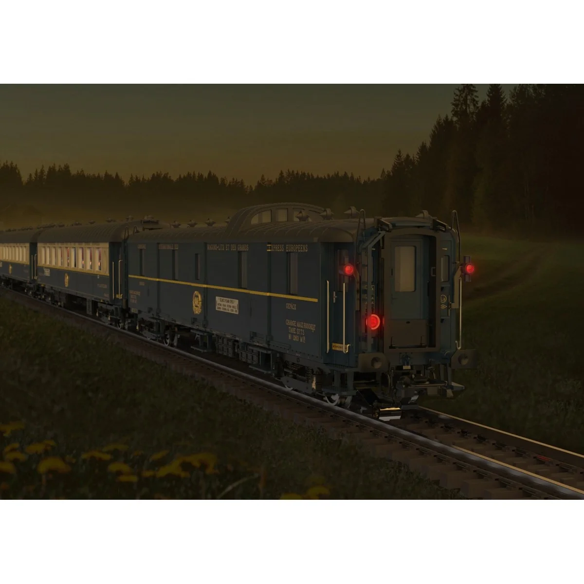 Marklin 42470 Set of 6 Pullman "Edelweiss" coaches, CIWL Marklin 42470 Set of 6 Pullman "Edelweiss" coaches, CIWL
