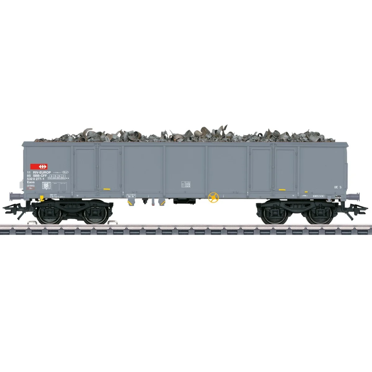 Marklin 46917 Wagon tombereau à bogies type Eaos, CFF/SBB/FFS, feux fin de convoi Marklin Marklin_46917 - 4 Marklin 46917 Wagon tombereau à bogies type Eaos, CFF/SBB/FFS, feux fin de convoi Marklin Marklin_46917 - 4