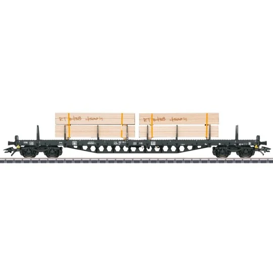 Marklin_47151-Marklin 47151 Flat wagon with stanchions type Rs 684, DB AG