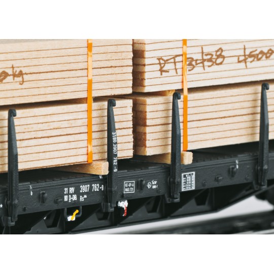 Marklin_47151-Marklin 47151 Flat wagon with stanchions type Rs 684, DB AG