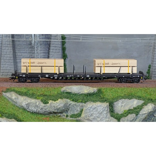 Marklin_47151-Marklin 47151 Wagon plat à ranchers type Rs 684, DB AG