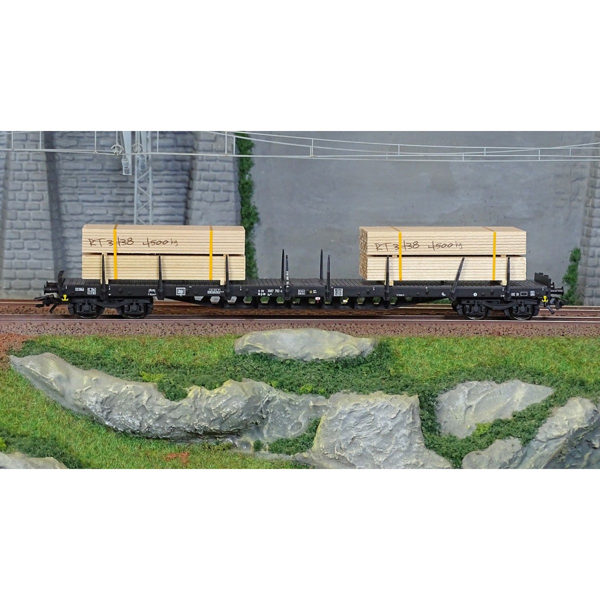 Marklin 47151 Wagon plat à ranchers type Rs 684, DB AG Marklin Marklin_47151 - 2