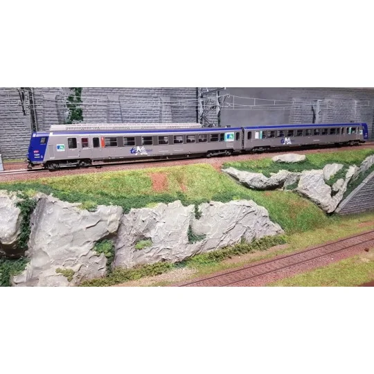 Piko_96413-Piko 96413 SNCF Z 2 electric railcar, Z-7334 TER Aquitaine livery, blue and grey, digital sound - Piko_96413