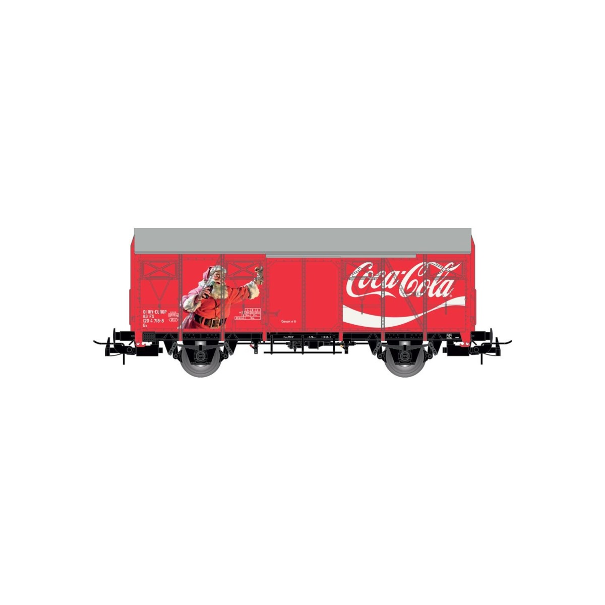 Rivarossi HR6610 Coca-Cola covered axle wagon, FS - HR6610
