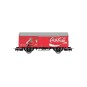 HR6610-Rivarossi HR6610 Wagon couvert à essieux Coca-Cola, FS