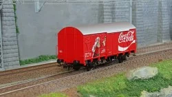 Rivarossi HR6610 Wagon couvert à essieux Coca-Cola, FS Rivarossi HR6610 - 1