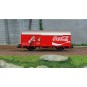 HR6610-Rivarossi HR6610 Wagon couvert à essieux Coca-Cola, FS