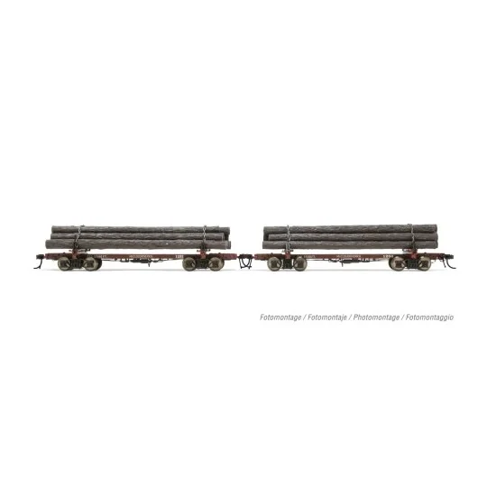 Rivarossi HR6627 Set of 2 log wagons, McCloud River, Nos. 1202 and ... HR6627-Rivarossi HR6627 Set of 2 log wagons, McCloud River, Nos. 1202 and 1204, loaded with timber