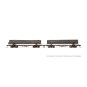 HR6627-Rivarossi HR6627 Set de 2 wagons porte grumes, McCloud River, No. 1202 et 1204, chargé bois