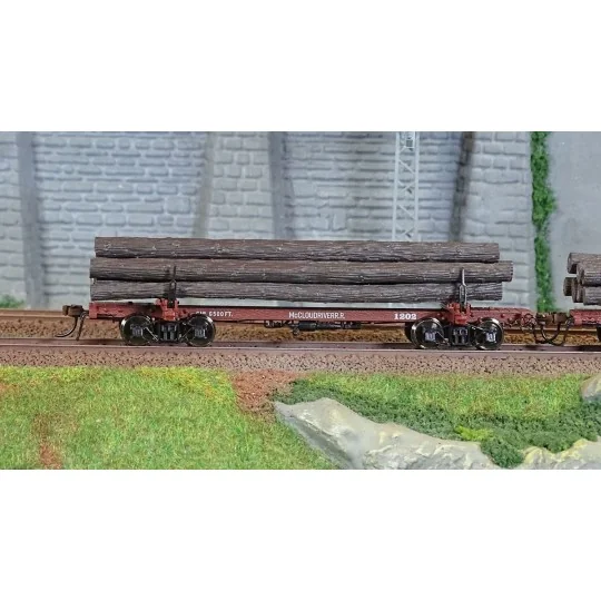 Rivarossi HR6627 Set of 2 log wagons, McCloud River, Nos. 1202 and ... HR6627-Rivarossi HR6627 Set of 2 log wagons, McCloud River, Nos. 1202 and 1204, loaded with timber