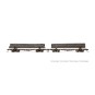 HR6628-Rivarossi HR6628 Set of 2 log wagons, McCloud River, Nos. 1205 and 1207, loaded with timber