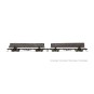 HR6629-Rivarossi HR6629 Set of 2 log wagons, Coos Bay Lumber Co., Nos. 166 and 168, loaded with timber