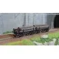HR6629-Rivarossi HR6629 Set of 2 log wagons, Coos Bay Lumber Co., Nos. 166 and 168, loaded with timber