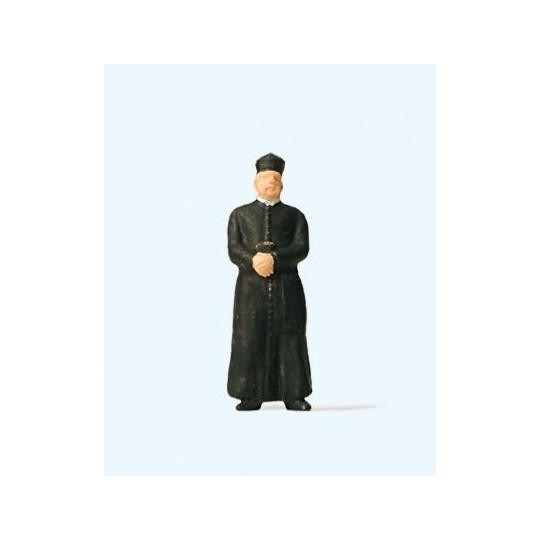 Preiser_28076-Preiser 28076 characters, Priest in a cassock
