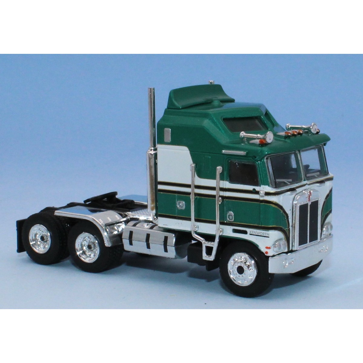 Brekina 85730 Kenworth K100 Tractor Truck, green and white - Sai_85730