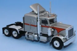 Brekina 85712 Camion Tracteur Peterbilt 359, gris argent / orange Sai Sai_85712 - 1