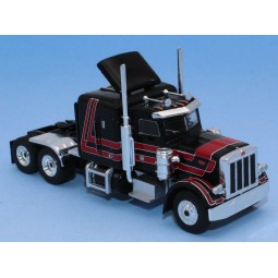 Brekina 85713 Camion Tracteur Peterbilt 359, noir / rouge foncé Sai Sai_85713 - 1