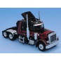 Sai_85713-Brekina 85713 Camion Tracteur Peterbilt 359, noir / rouge foncé