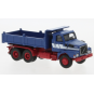 Sai_85652-Brekina 85652 Camion Volvo N10 benne, bleu / rouge, 1980