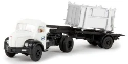Sai 2585 Berliet TLR 8 semi-trailer truck, SNCF, and container - Sa...
