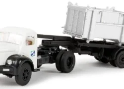 Sai 2585 Berliet TLR 8 semi-trailer truck, SNCF, and container - Sa...