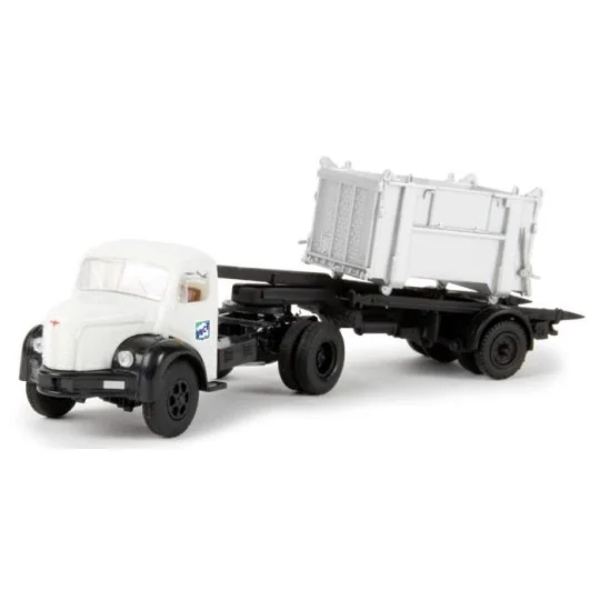 Sai_2585-Sai 2585 Camion semi remorque Berliet TLR 8, SNCF, et container