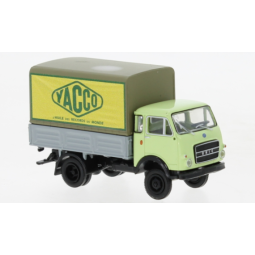 Brekina 34643 OM UNIC curtainsider truck, “Yacco” - Sai_34643