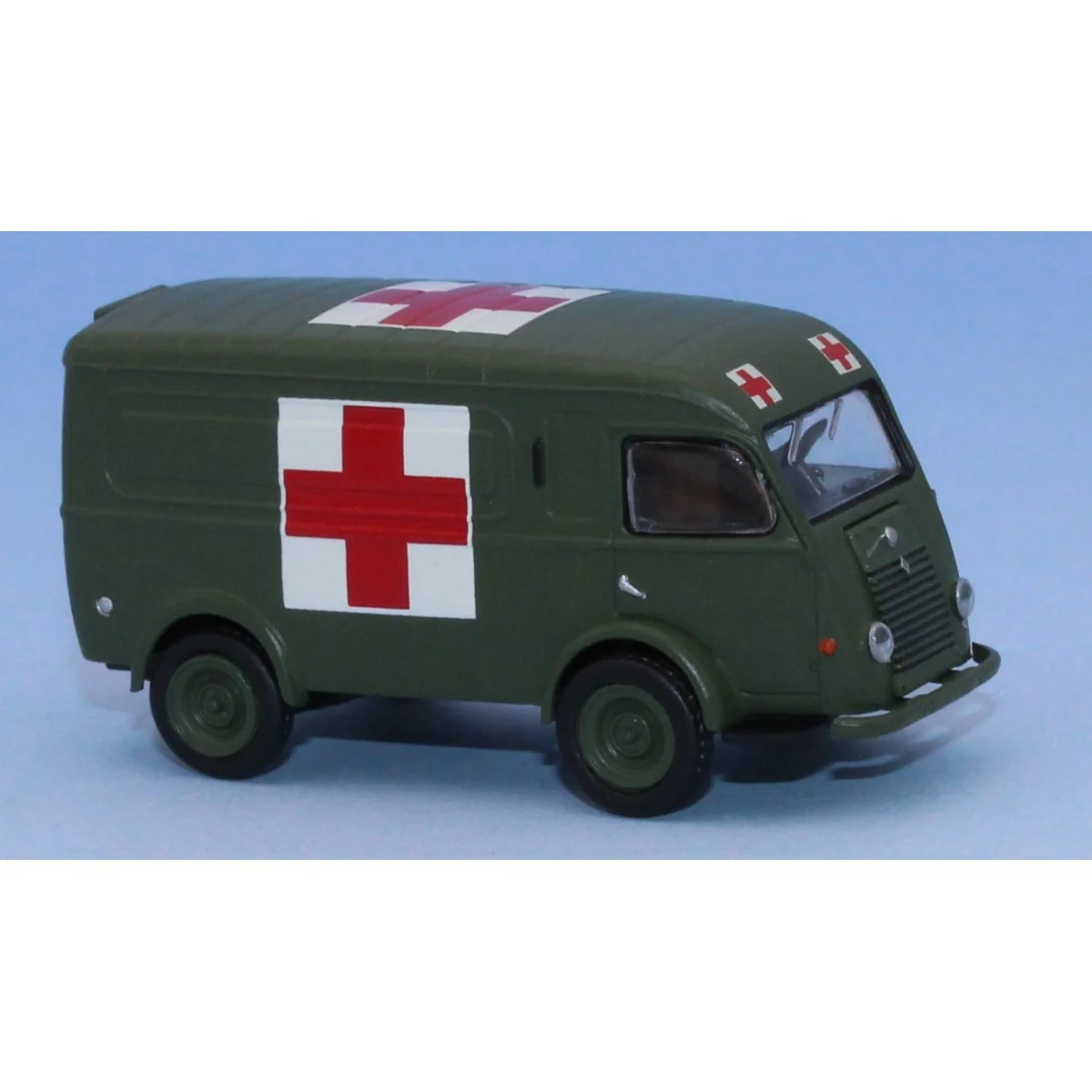 Brekina 3716 Fourgon Renault Goélette, ambulance militaire Sai Sai_3716 - 1 Brekina 3716 Fourgon Renault Goélette, ambulance militaire Sai Sai_3716 - 1