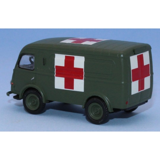 Sai_3716-Brekina 3716 Fourgon Renault Goélette, ambulance militaire