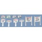 Sai 821 Set of 10 Michelin directional and locality signs, Alps - M... Sai_8210-Sai 821 Set of 10 Michelin directional and locality signs, Alps - Massif Central - Sai_8210