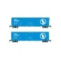 Rivarossi HR6634A US bogie covered wagon, US-Boxcar n°36855, Great ... HR6634A-Rivarossi HR6634A US bogie covered wagon, US-Boxcar n°36855, Great Northern