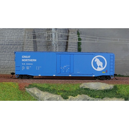 HR6634A-Rivarossi HR6634A Wagon couverts US à bogies, US-Boxcar n°36855, Great Northern