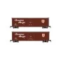 Rivarossi HR6636A US covered bogie wagon, "Newsprint Service Only" ... HR6636A-Rivarossi HR6636A US covered bogie wagon, "Newsprint Service Only" roof walkway, US-Boxcar no. 80901, Canadian Pacific
