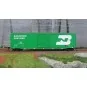 Rivarossi HR6637A Wagon couverts US à bogies, US-Boxcar n°318617, Burlington Northern Rivarossi HR6637A - 2 HR6637A-Rivarossi HR6637A Wagon couverts US à bogies, US-Boxcar n°318617, Burlington Northern