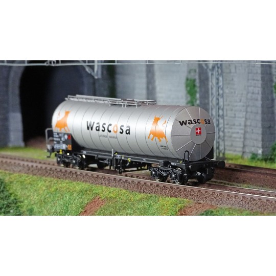 HR6638-Rivarossi HR6638 Wagon citerne à bogies, WASCOSA "Fuerza Naranja"