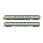 HJ2418S-Jouef HJ2418S RGP 2 X 2717 diesel railcar + XR 7710 trailer, SNCF, green/beige with original logo, digital sound